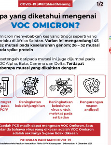 Apa Yang Diketahui Mengenai VOC Omicron? - 1